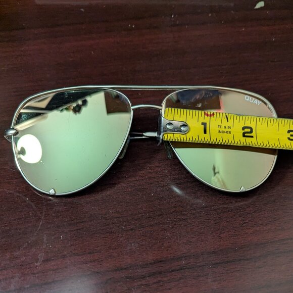 Quay High Key Sunglasses-Gold main image 8